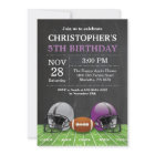 Football Anniversaire Invitation Anniversaire Fête