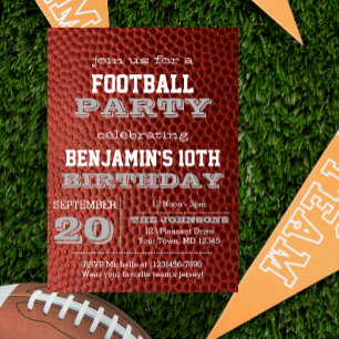 Football Argent Toutes les occasions Invitation