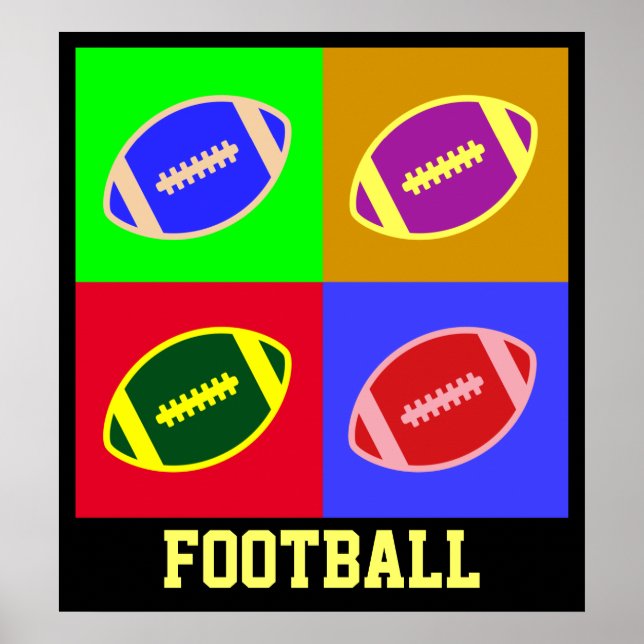 Football Art Poster (Front)
