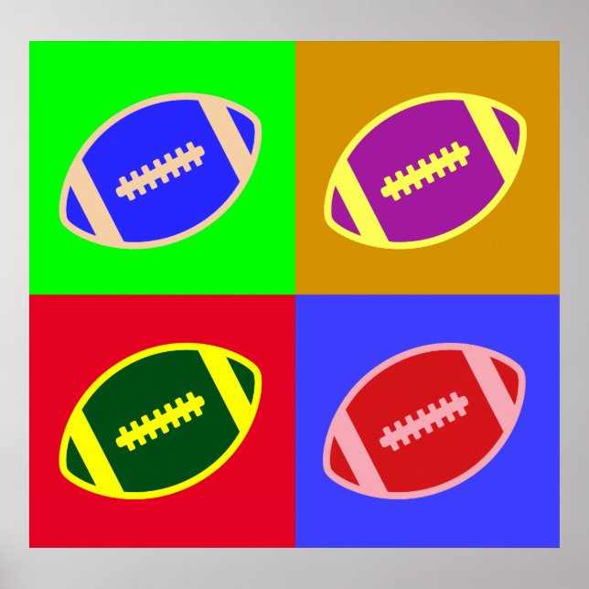 Football Art Poster (Front)