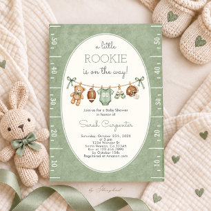 Football Baby Shower Invitation