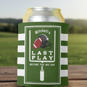 Football Bachelor Party Last Play Before Big Day Can Cooler