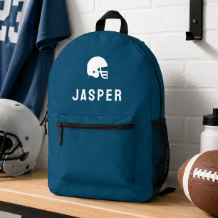 Football Backpack Custom Player Name Youth Sport