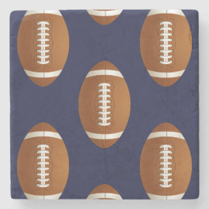 Football Balls Sports Stone Coaster