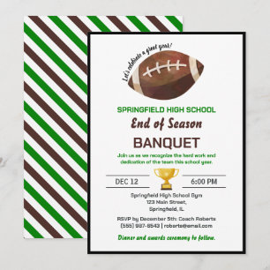Football Banquet Invitation