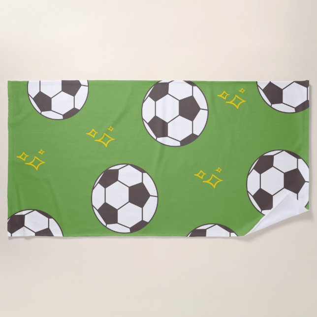 Football Beach Towel (Front)