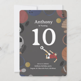Football Birthday Card 