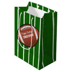 Football Birthday Medium Gift Bag