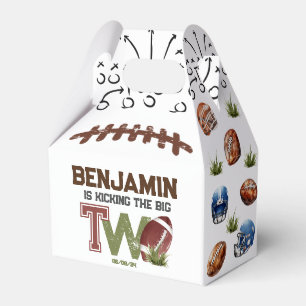 Football Birthday Party  Favor Box
