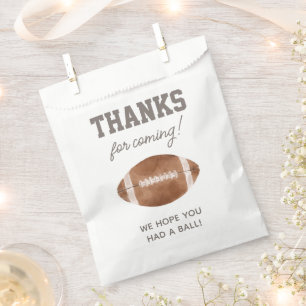 Football Boy Birthday Party Favour Bag