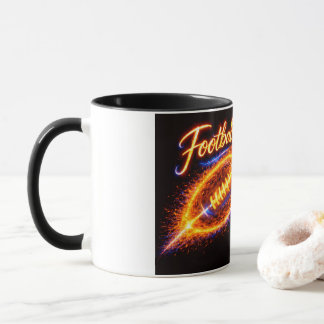 Football Bring the Heat Wrap Around Mug Design | F