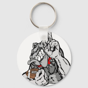 football bulldog keychain