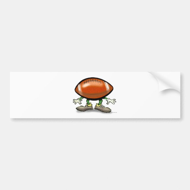 Football Bumper Sticker (Front)