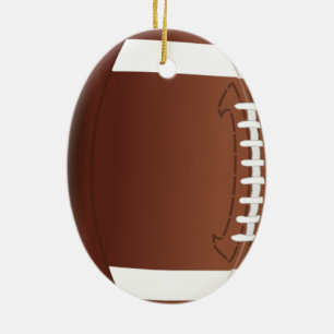 Football Ceramic Ornament