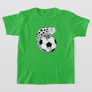 Football Chameleon  T-Shirt
