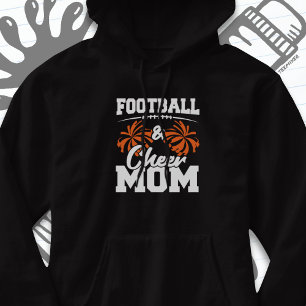 Football Cheer Mom High School Sports Cheerleading Hoodie
