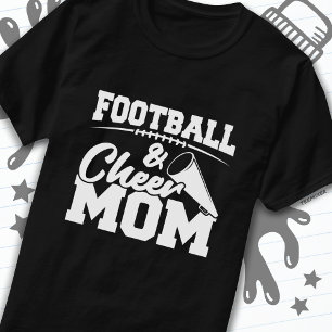Football Cheer Mom High School Sports Cheerleading T-Shirt