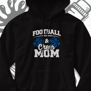 Football Cheer Squad School Sports Games Proud Mom Hoodie