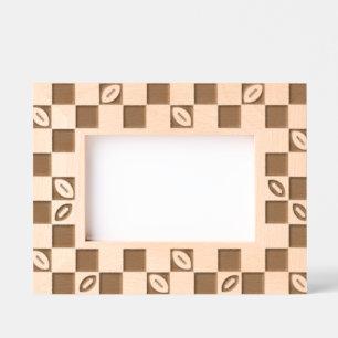 Football Chequerboard Pattern Etched Frames