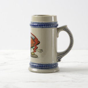 Football Christmas Beer Stein