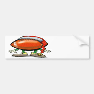 Football Christmas Bumper Sticker
