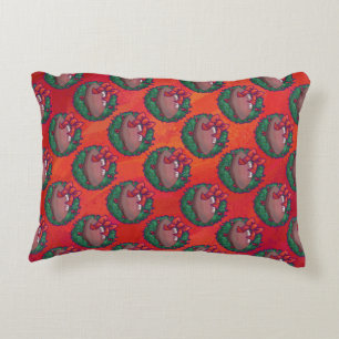 Football Christmas Decorative Pillow