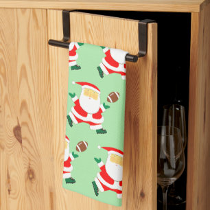 Football Christmas Holiday Gift Kitchen Towel