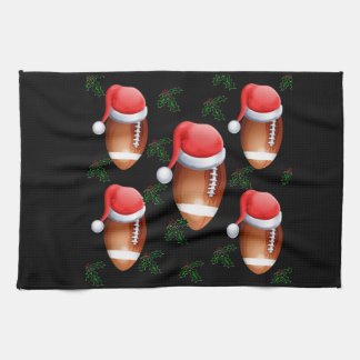 FOOTBALL CHRISTMAS KITCHEN TOWEL