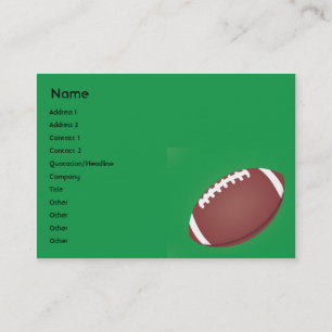 Football - Chubby Business Card