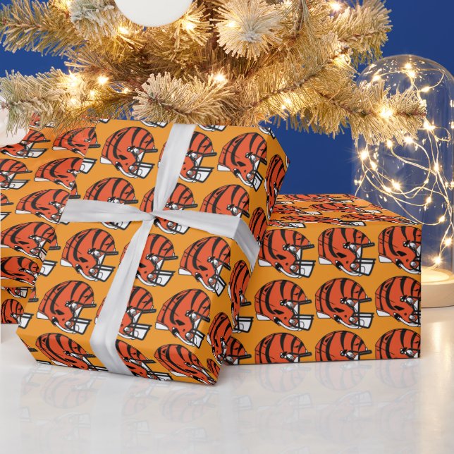 FOOTBALL CINCINNATI CHRISTMAS WRAPPING PAPER (Holidays)