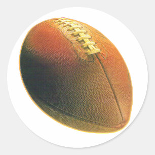 Football Classic Round Sticker