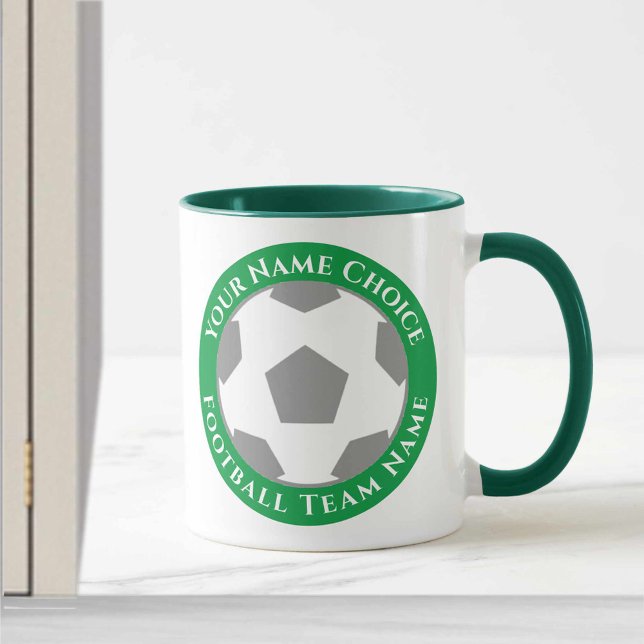 Football Club Design in Green Mug (Creator Uploaded)
