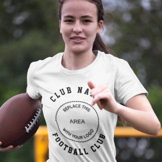 Football Club Name Logo T-Shirt