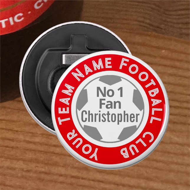 Football Club Name on a Bottle Opener (Creator Uploaded)