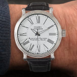 Football Club Supporters Watch<br><div class="desc">Introducing the perfect gift for football enthusiasts, the personalized men's wristwatch available exclusively at your online Zazzle store. This meticulously crafted timepiece is designed to delight any football fan or supporter. With its thoughtful customization options, it offers a unique touch that sets it apart. The centerpiece of this remarkable watch...</div>