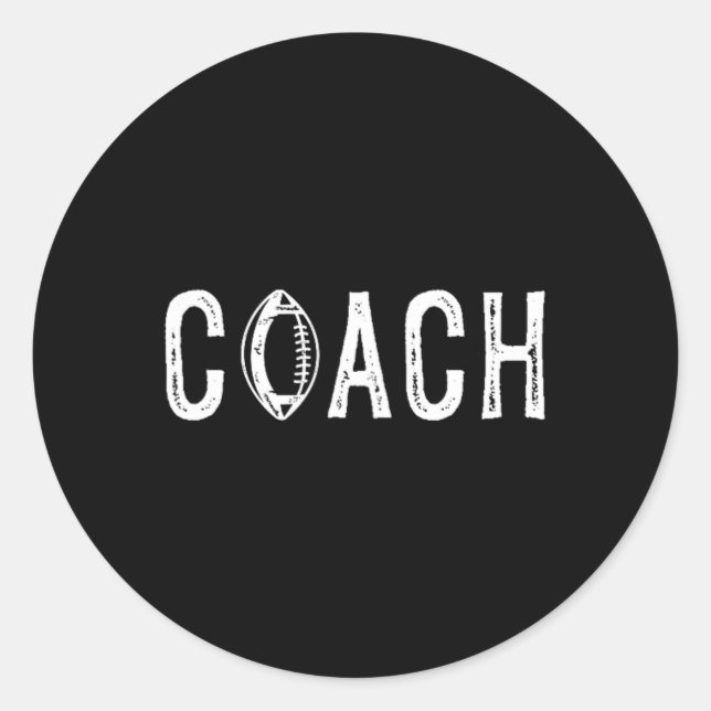 Football Coach 2  Classic Round Sticker (Front)