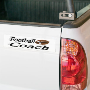 Football Coach Bumper Sticker