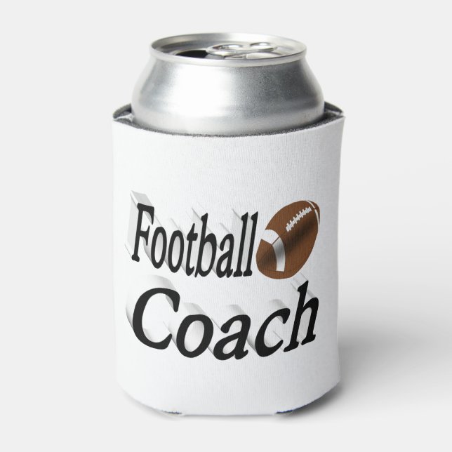Football Coach  Can Cooler (Can Front)