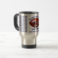 Football Coach Gifts with Up to 24 Player's Names