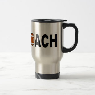 Football Coach Personalized Travel Mug