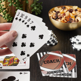 Football Coach  Playing Cards