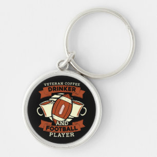 Football Coffee Keychain