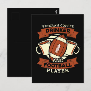 Football Coffee Postcard