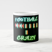 Football crazy big words and graphics
