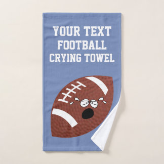 Football Crying Towel Your Text and Colour