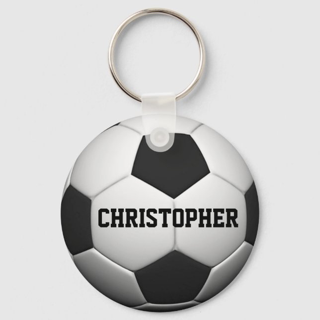 Football Custom Ball Keychain (Front)