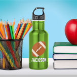 Football Custom Kids 532 Ml Water Bottle<br><div class="desc">Personalized design for your little athletes and sports fans.</div>