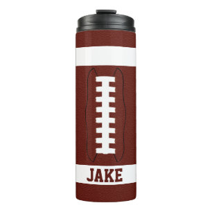 Football Custom Thermal Tumbler