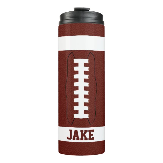 Football Custom Thermal Tumbler (Front)