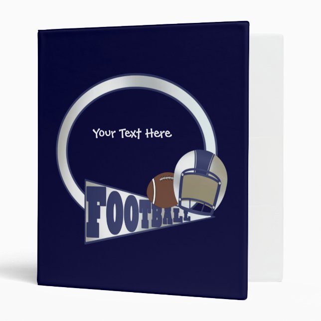 Football (customizable) binder (Front/Inside)
